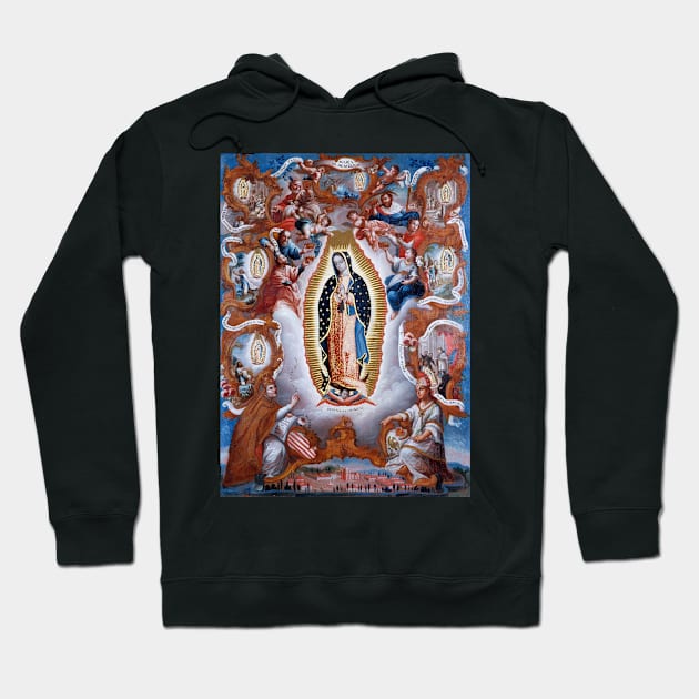 Mexico Virgin of Guadalupe Hoodie by pdpress